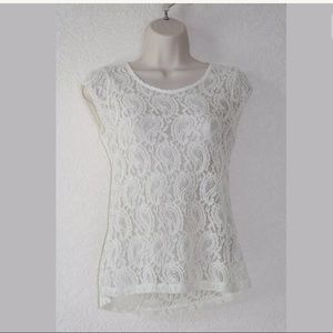 The Limited Lace Blouse - White - Sz. XS